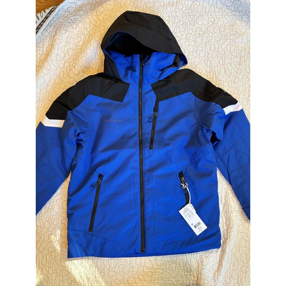 Obermeyer Youth Large (14/16) Ski / Snow Blue‎ Fleet Jacket